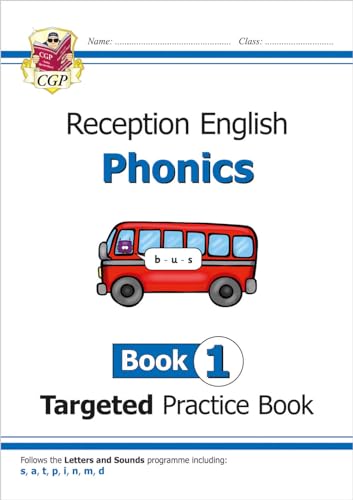 Reception English Phonics Targeted Practice Book - Book 1 (CGP Reception Phonics) von Coordination Group Publications Ltd (CGP)